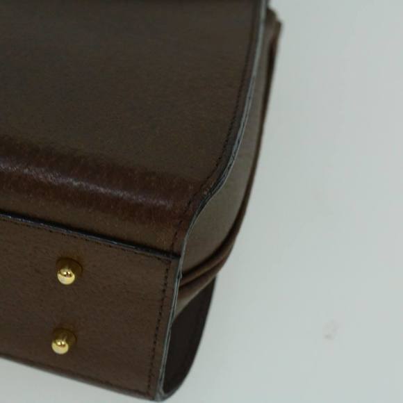 VALENTINO Hand Bag Leather Brown Auth 59910 - Picture 14 of 16